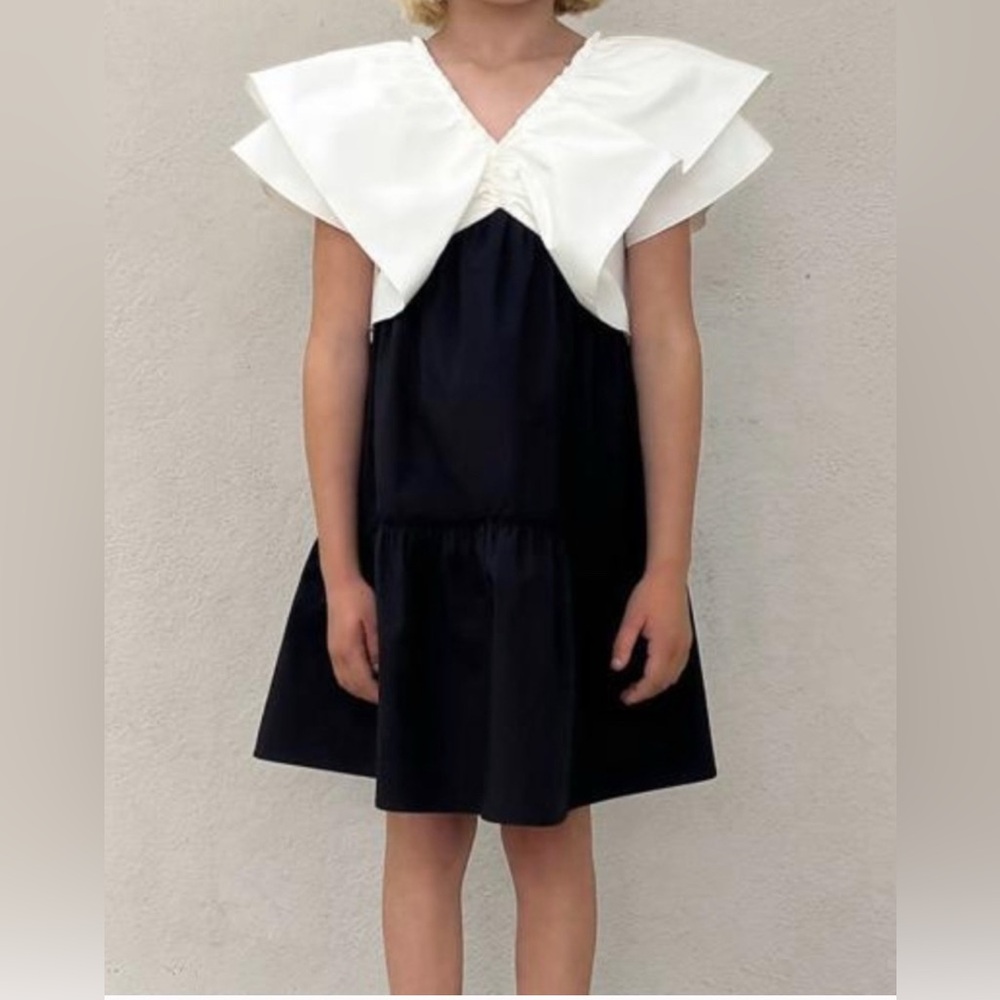 Zara Black and White Formal Kids Girls Dress